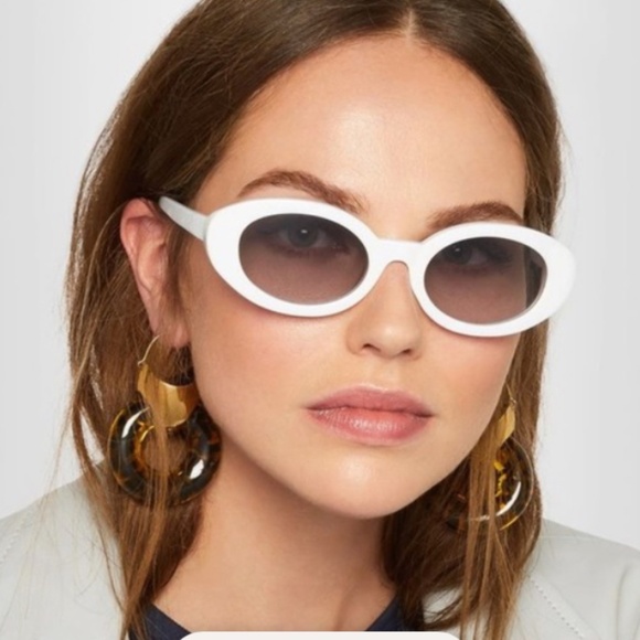 Off white color acetate sunglasses plastic - Picture 1 of 2